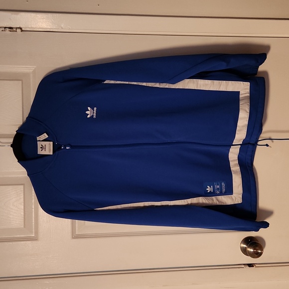 Adidas Men’s Originals Superstar Warm-Up Track Jacket - Blue/White - Siz… - Picture 1 of 5